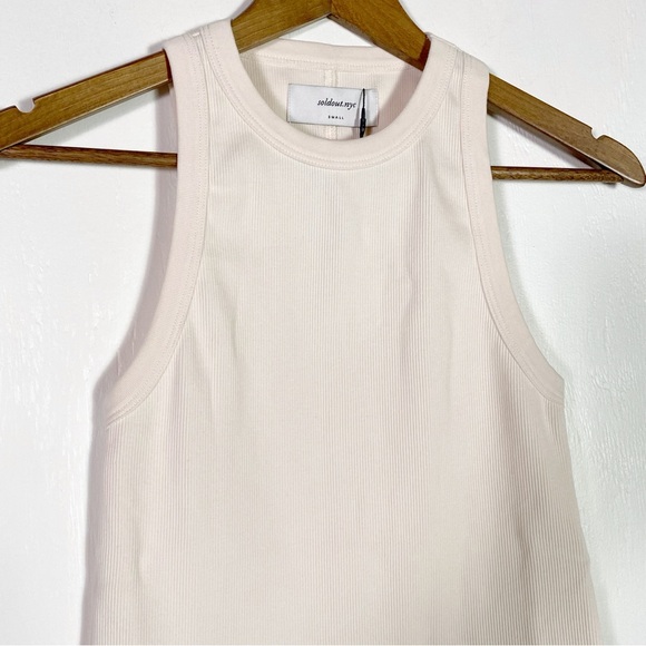 Sold Out NYC The Cropped Not So Basic Tank Cream - Picture 3 of 6